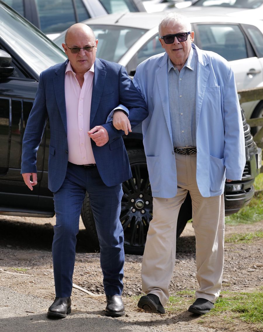 \u200bComedian Christopher Biggins was also at the service