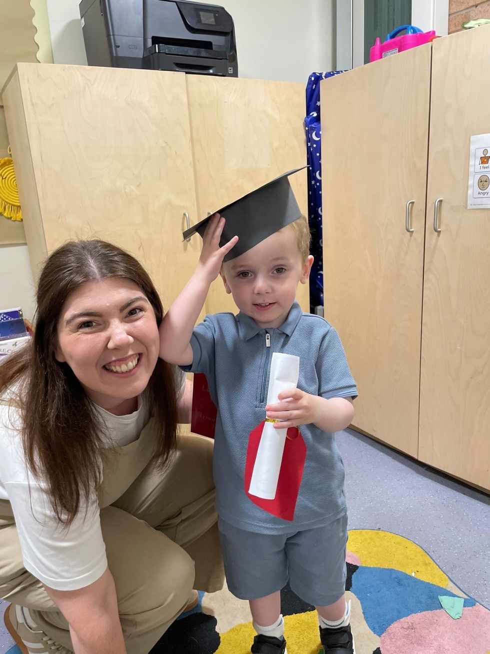 \u200bConor pictured with mum Lucy