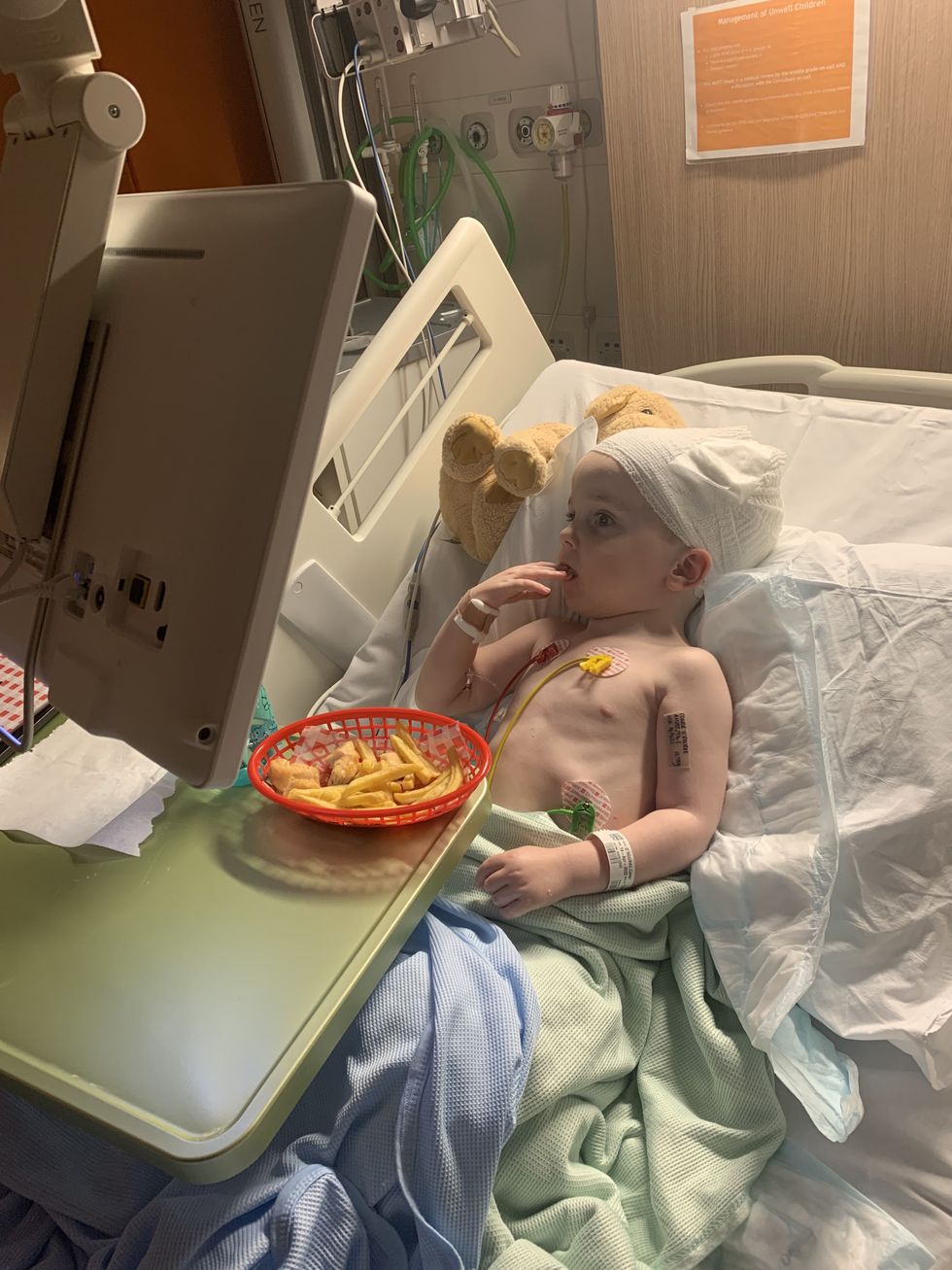 \u200bConor undergoing his treatment