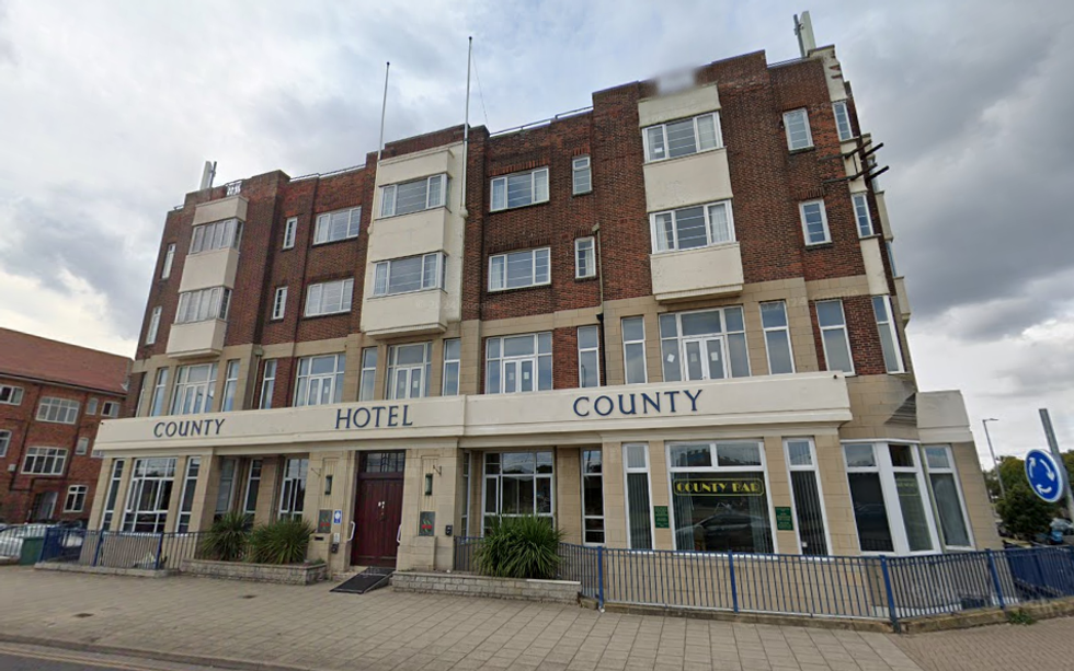 \u200bCounty Hotel in Skegness where migrants are being housed
