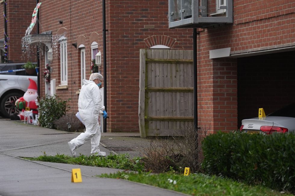 \u200bCrime scene on Santa Cruz Avenue