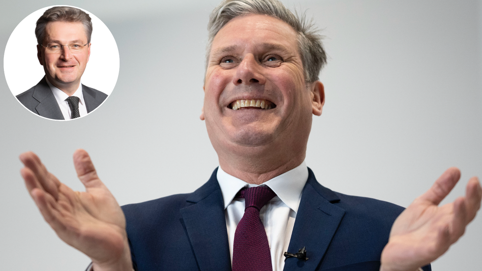 \u200bDaniel Kawczynski (left), Keir Starmer (right)
