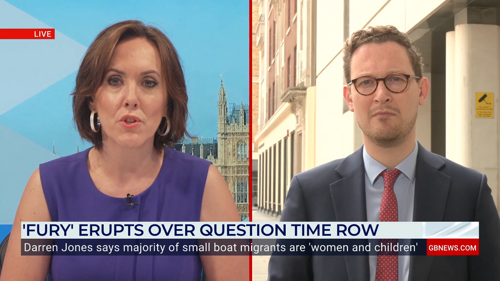 \u200bDarren Jones joined Camilla Tominey on GB News