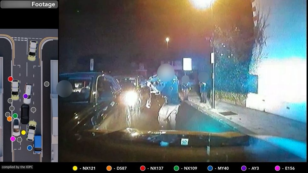 \u200bDashcam footage shows moment just before Chris Kaba shot by polcie marksman
