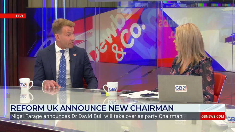 \u200bDavid Bull joined Michelle Dewberry on GB News