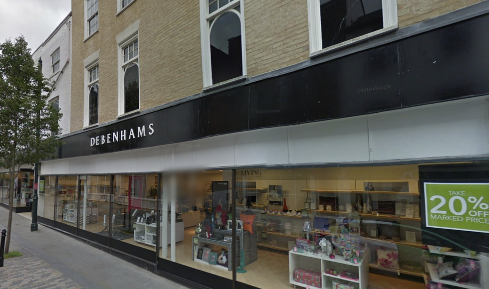 \u200bDebenhams in Guildhall Street