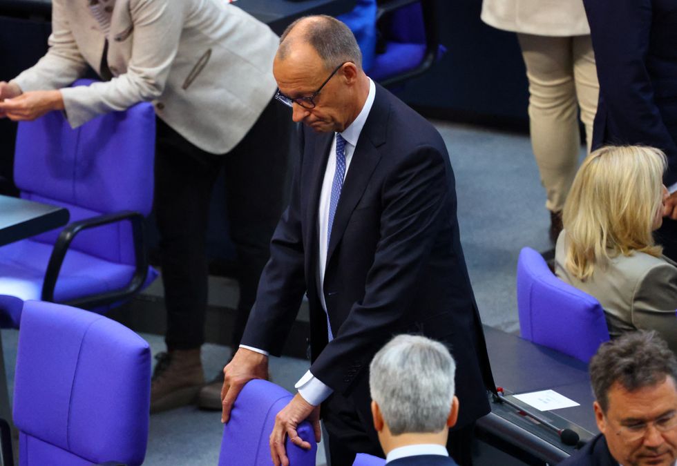 \u200bDesignated German Chancellor Friedrich Merz of the Christian Democratic Union (CDU)