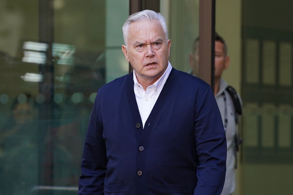 \u200bDisgraced BBC broadcaster Huw Edwards leaves Westminster Magistrates' Court,