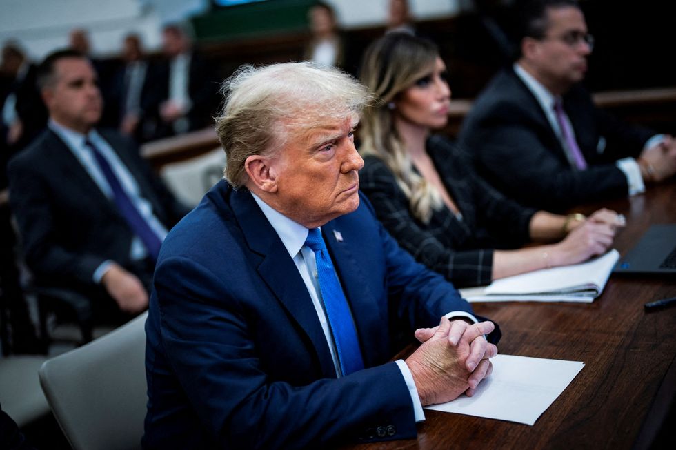 \u200bDonald Trump in court