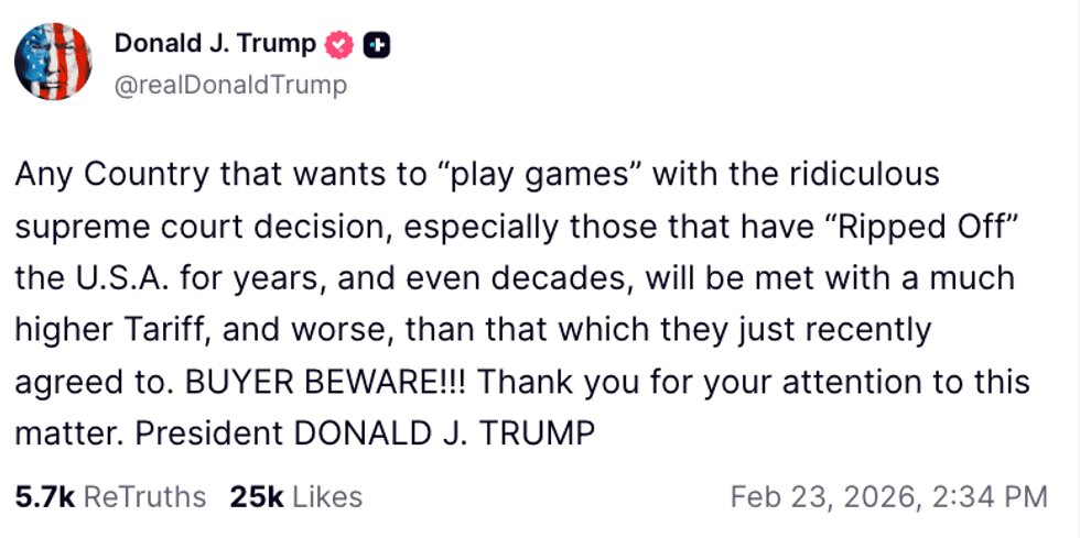 \u200bDonald Trump's Truth Social