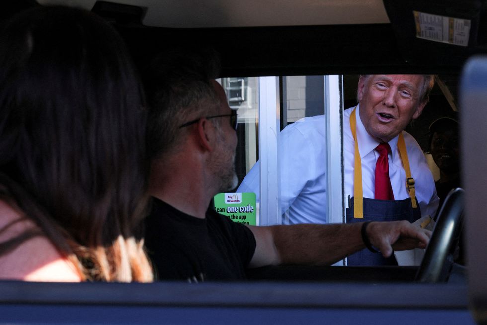 \u200bDonald Trump speaks to potential voters
