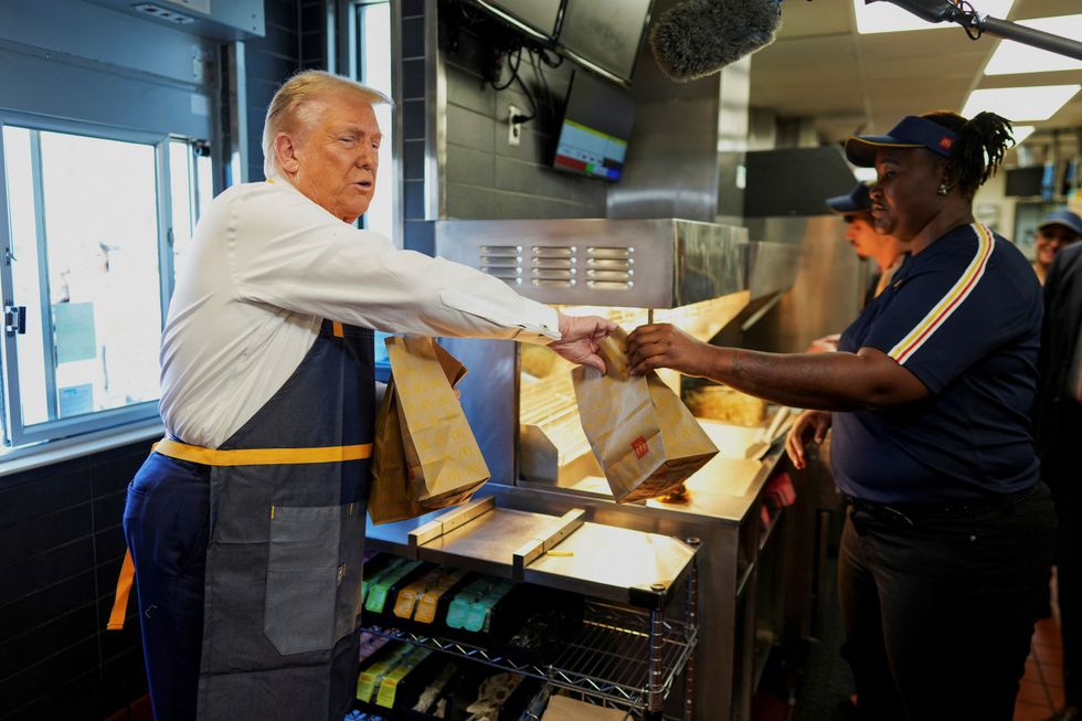 \u200bDonald Trump takes orders from customers