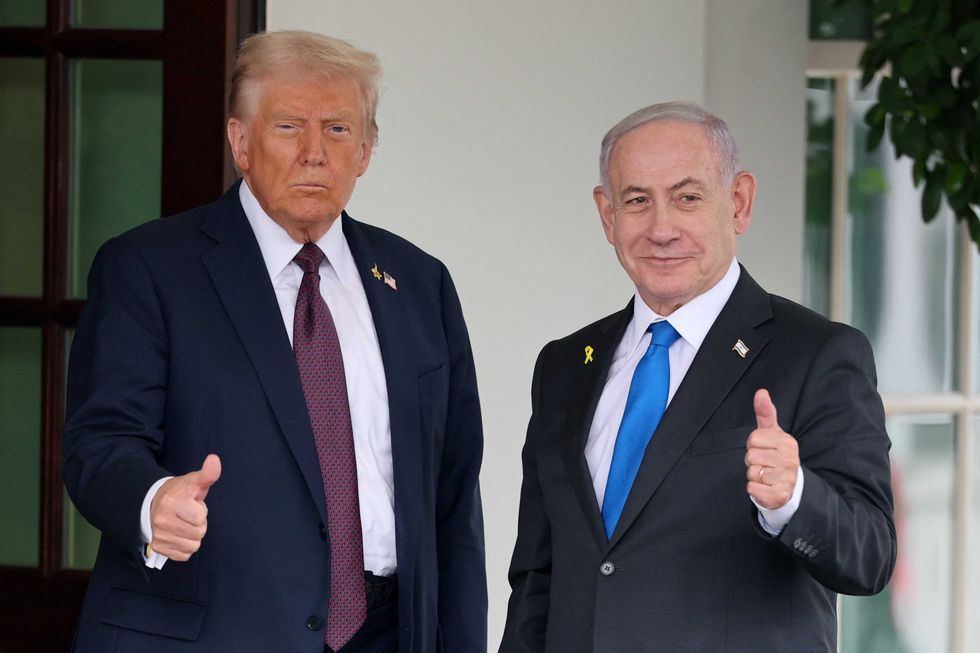 \u200bDonald Trump with Israeli Prime Minister Benjamin Netanyahu