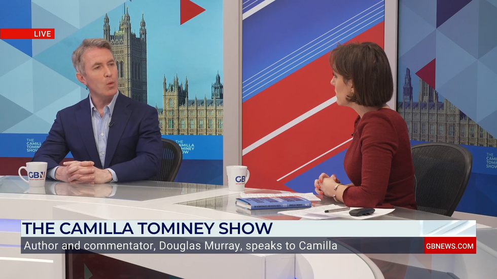 \u200bDouglas Murray joined Camilla Tominey on GB News