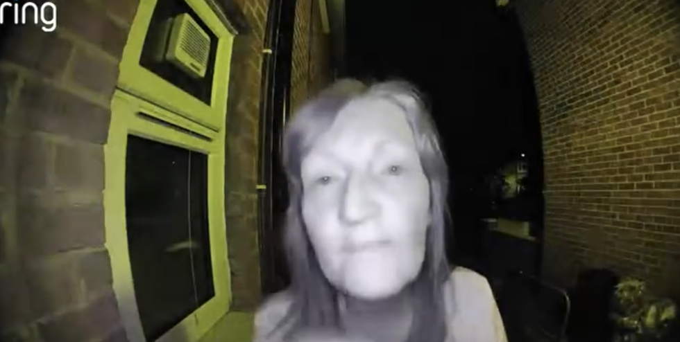 \u200bDrina Gray appeared on the couple's Ring doorbell