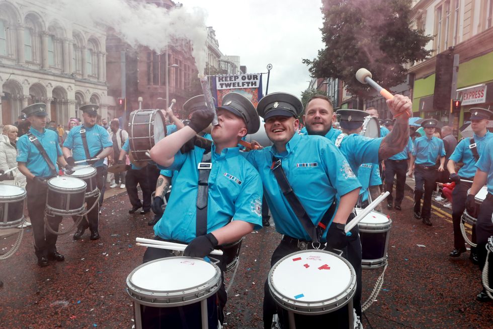 \u200bDrummers from the Rathcoole Protestant Flute Band