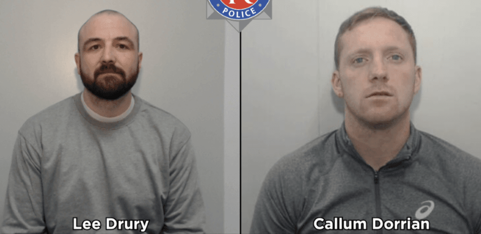\u200bDrury and Dorrian have been jailed