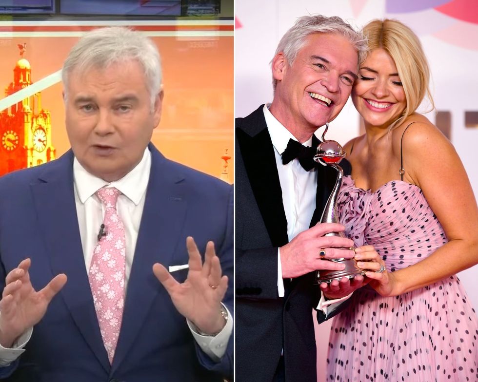 \u200bEamonn Holmes, Phillip Schofield and Holly Willoughby