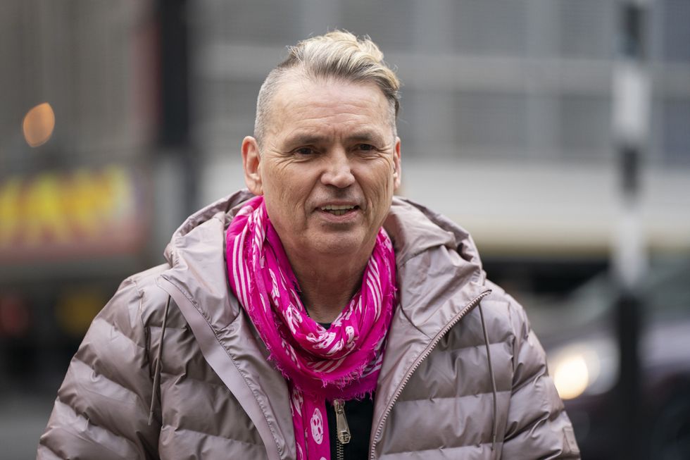 \u200bEcotricity founder Dale Vince outside the Royal Courts of Justice,