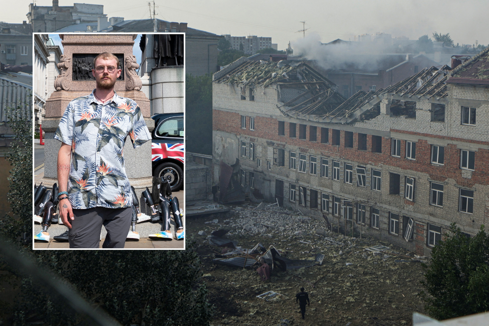 \u200bEddy Scott was struck by a Russian drone