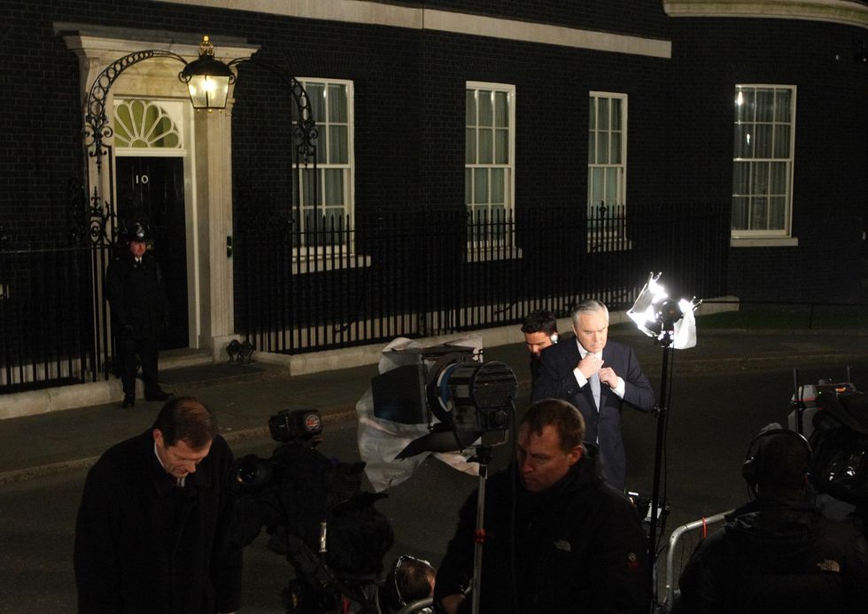 \u200bEdwards outside Number 10 Downing Street