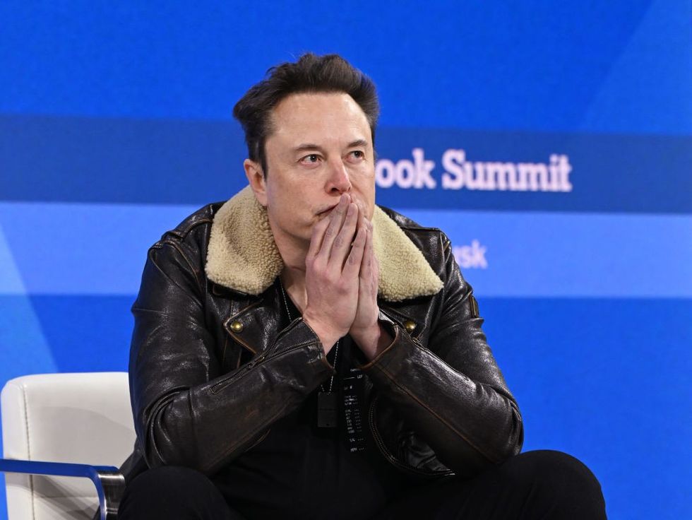 \u200bElon Musk speaks on stage during The New York Times Dealbook Summit 2023