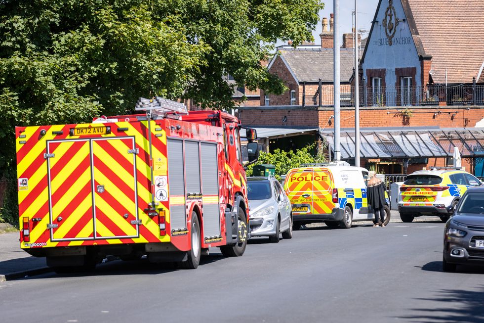 \u200bEmergency services at the scene in Southport