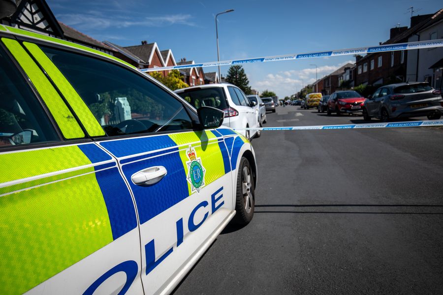 \u200bEmergency services at the scene in Southport
