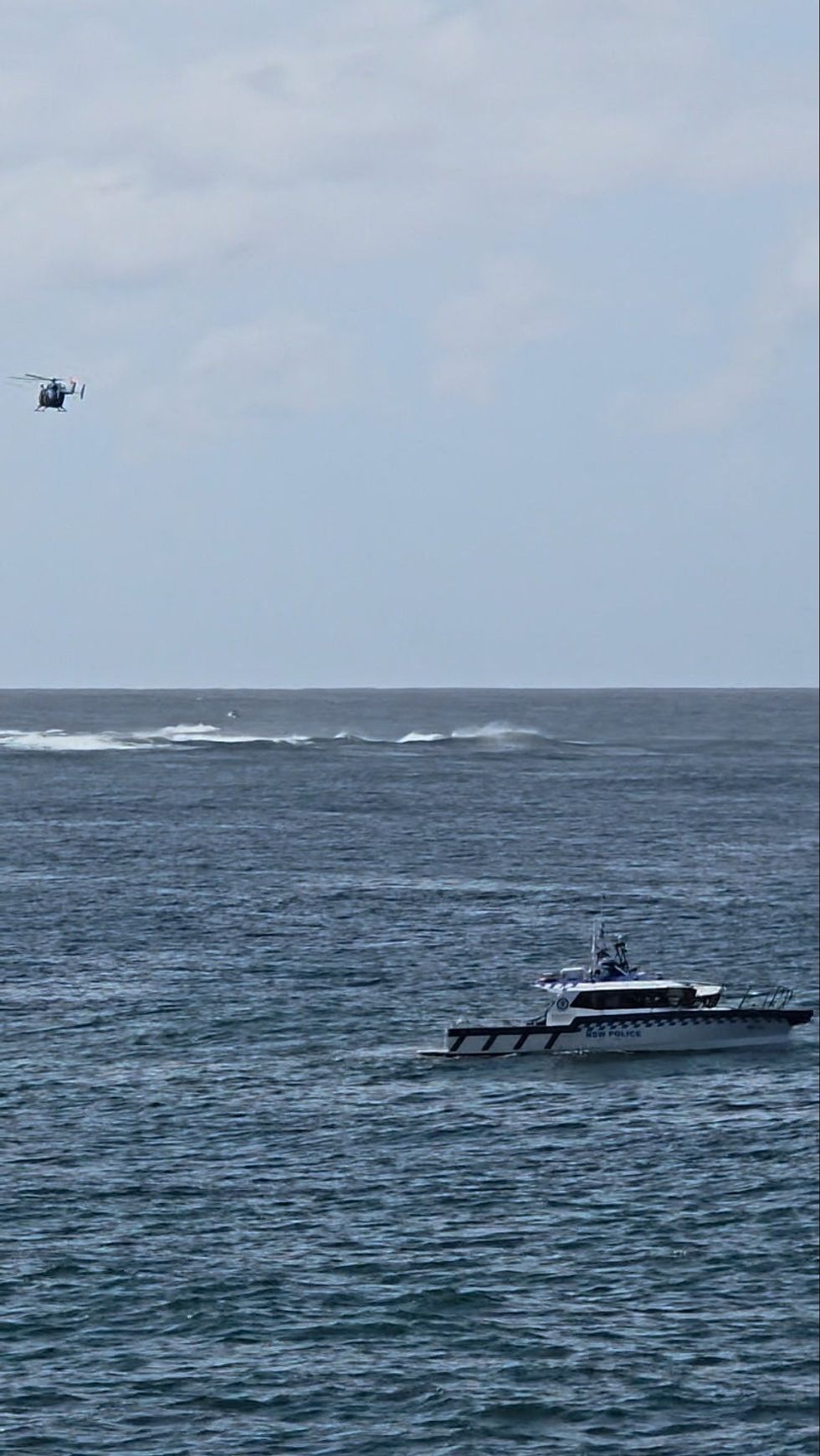 \u200bEmergency services operate in the water following the attack
