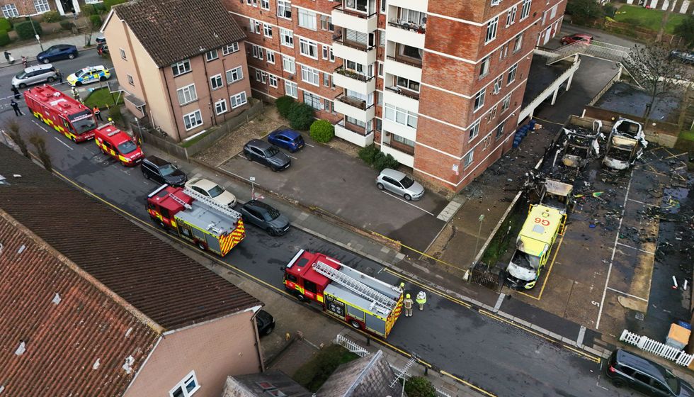 \u200bEmergency services remain at the scene