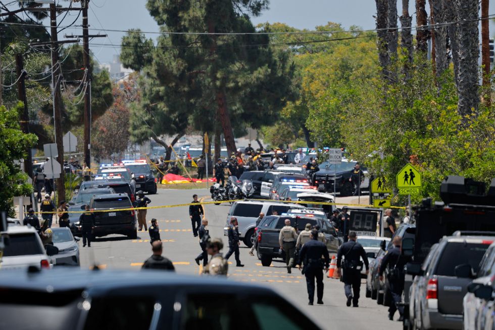 \u200bEmergency workers respond at the scene