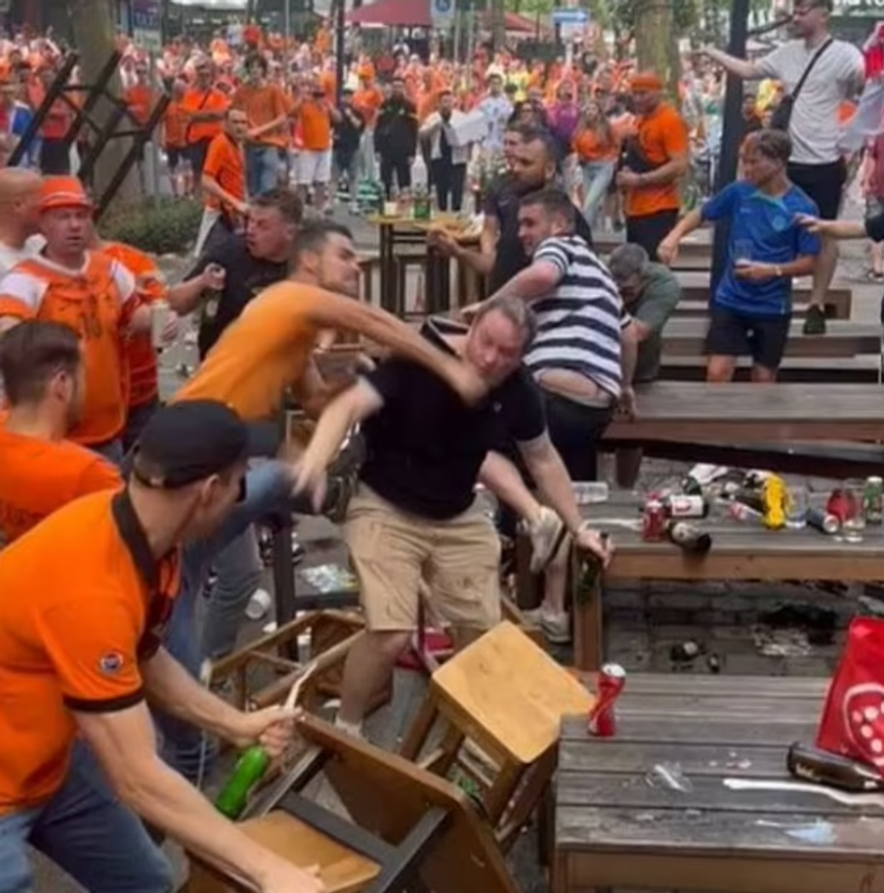 \u200bEngland fans left injured