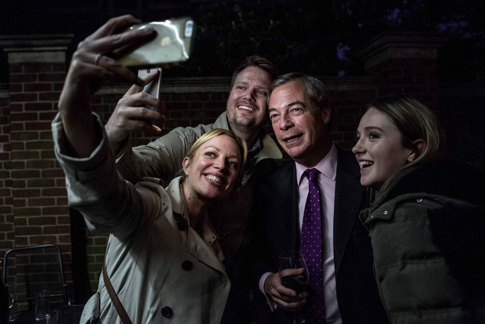 \u200bFarage has said Reform UK are on the rise with young people