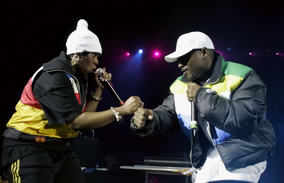 \u200bFatman Scoop and Milly Elliot performing in London in 2005