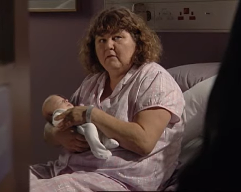 \u200bFergison as EastEnders' Heather Trott