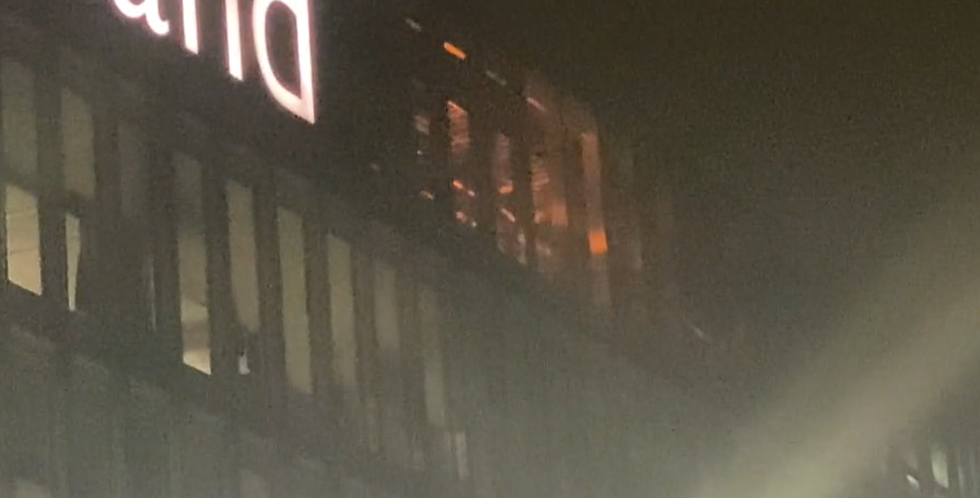 \u200bFire broke out at the Glasgow HQ