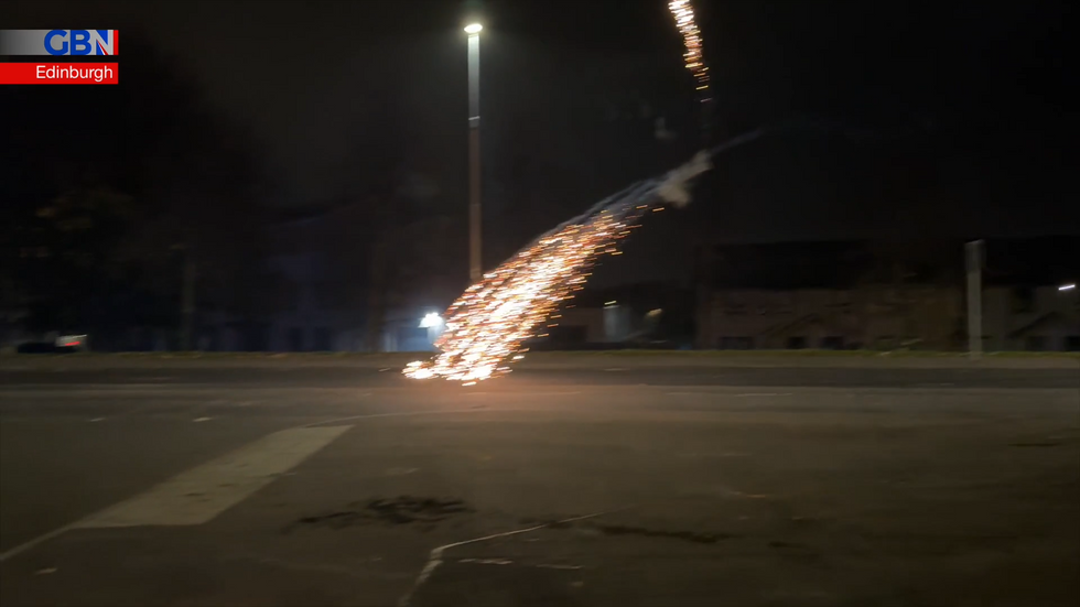 \u200bFirework launched at police in Edinburgh