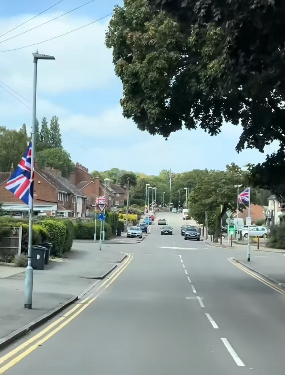 \u200bFlags on street poles