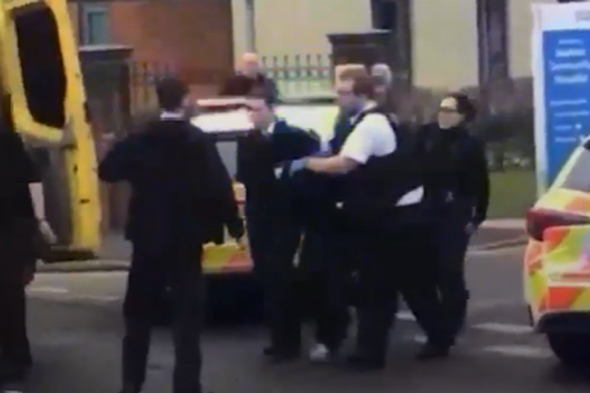 \u200bFootage posted on social media showed