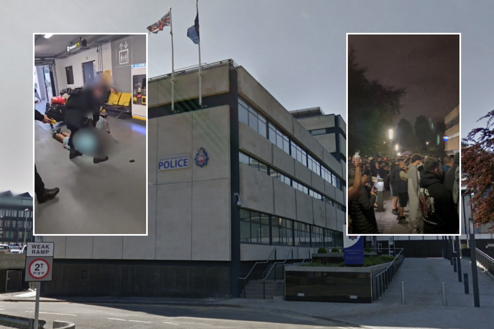 \u200bFootage was posted on social media of the incident