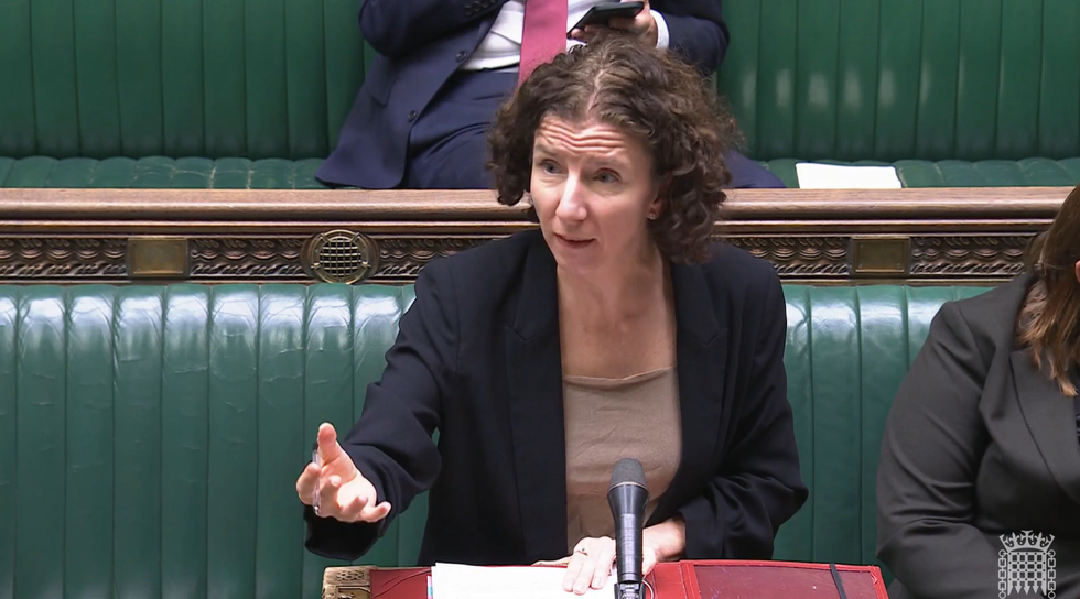 \u200bForeign Office minister Anneliese Dodds speaking in the commons earlier today