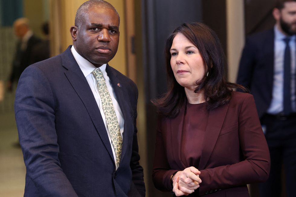 \u200bForeign Secretary David Lammy and German Foreign Minister Annalena Baerbock