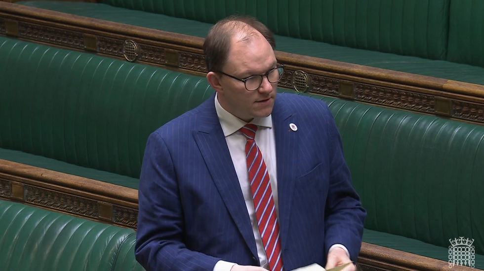 \u200bGarth Snell raised the questions in the Commons on Thursday