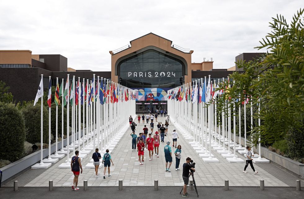 \u200bGeneral view of athletes in the Olympic village