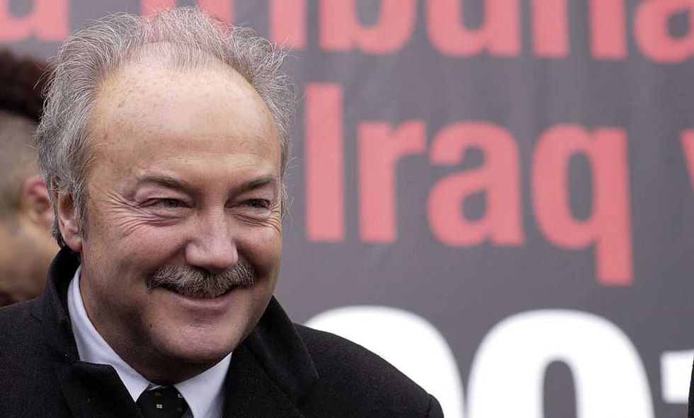u200bGeorge Galloway at an anti-Iraq war protest in 2006