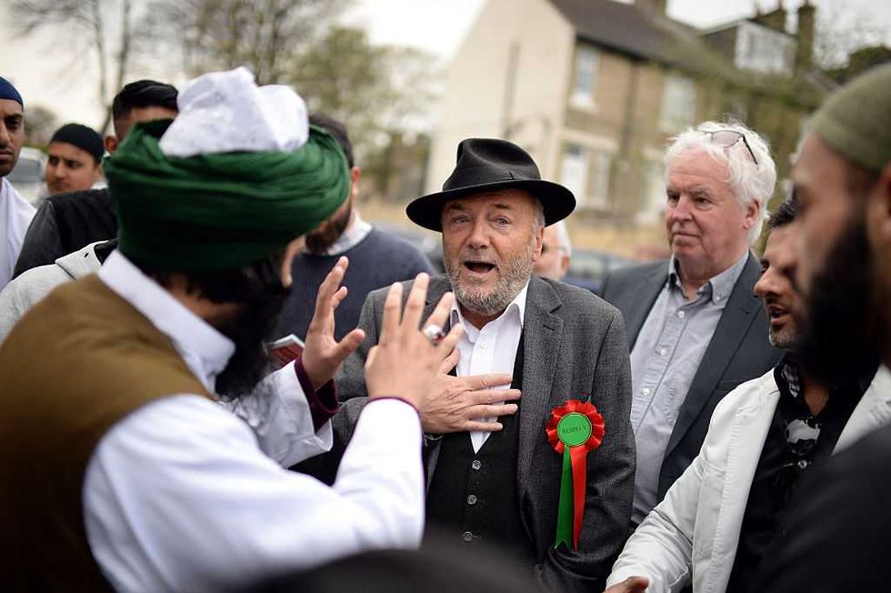 u200bGeorge Galloway was elected in Bradford West