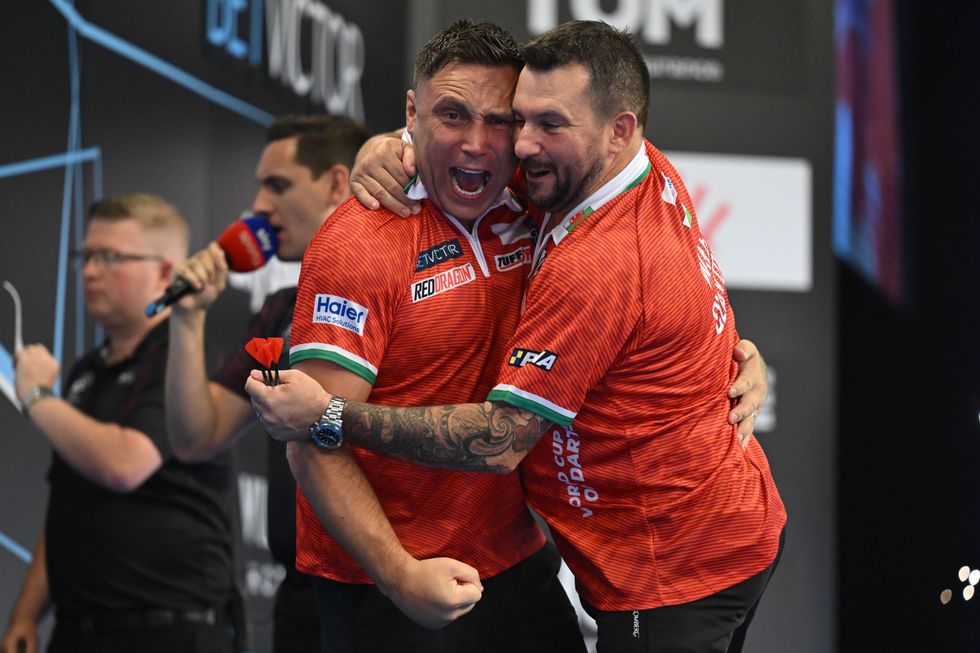 \u200bGerwyn Price and Johnny Clayton