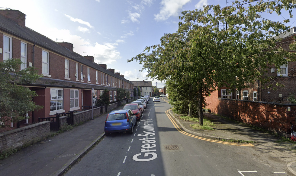 \u200bGreat Southern Street in Moss Side, Manchester