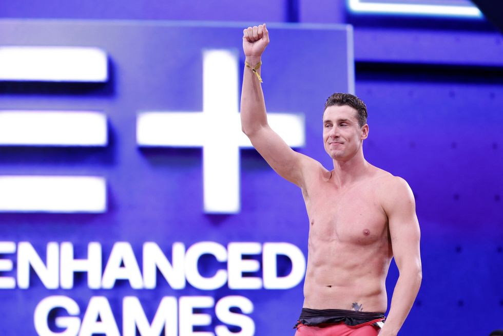 \u200bGreek swimmer Kristian Gkolomeev was the sole competitor to land the seven-figure jackpot after producing a record-breaking swim in the men's 50m freestyle