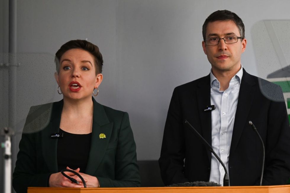 \u200bGreen Party co-leaders, Carla Denyer and Adrian Ramsay